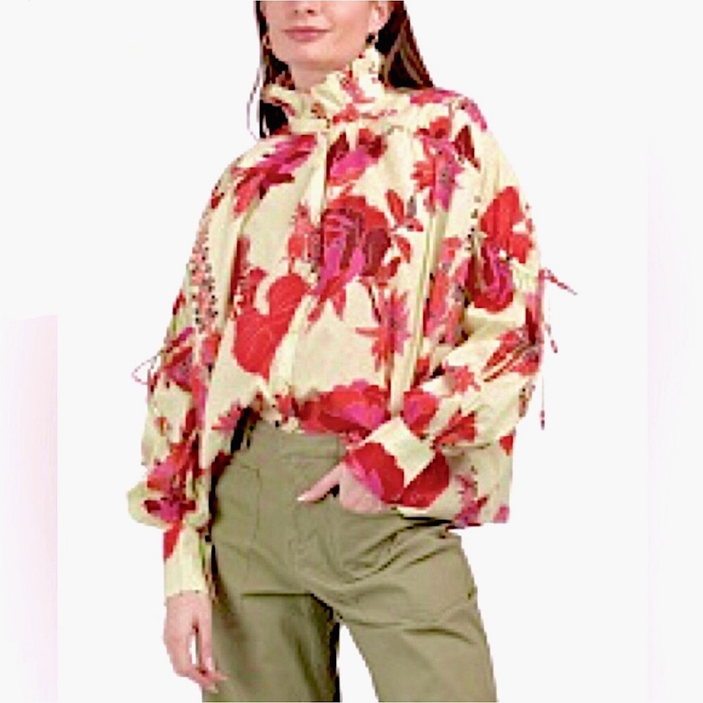 Farm Rio Fresh Garden Blouse - Picture 4 of 12